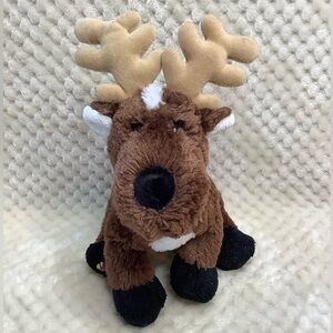 GANZ Webkinz Reindeer Stuffed Animal Plush Brown and Black
